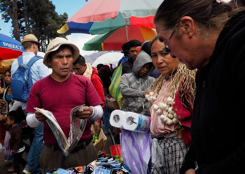 Markets photography in Xela